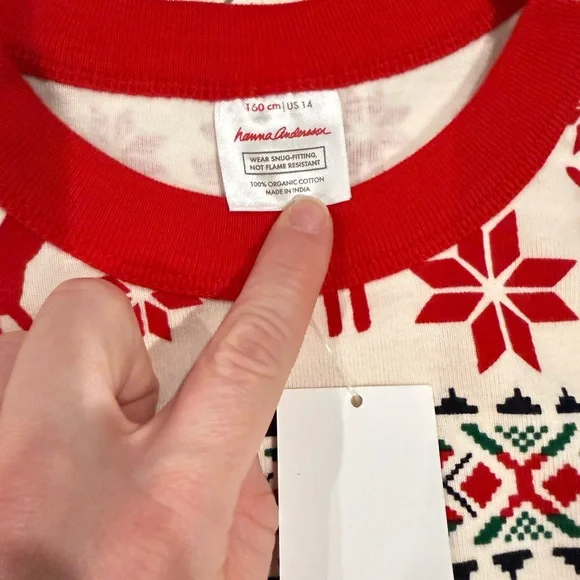 NWT Hanna Andersson Winter Isles Pajama Set - Picture 5 of 7